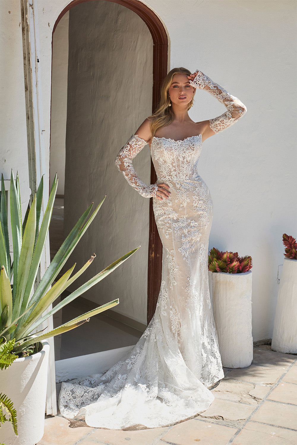satin evening dress long sleeve Sans Faff Anna Satin Cowl-Neck Evening Gown