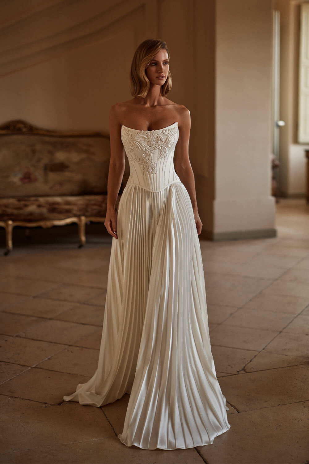 white strapless corset dress Buy Garcia | Bridal Dresses & Gowns