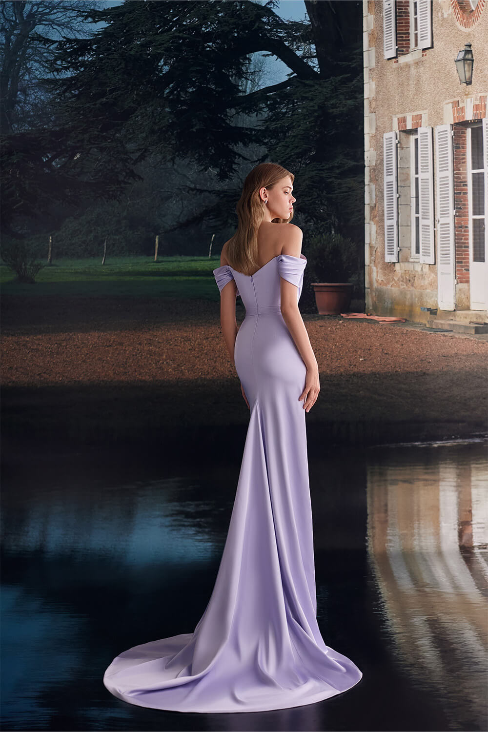 Wona Concept, Off Shoulder Evening Dress | Esposa