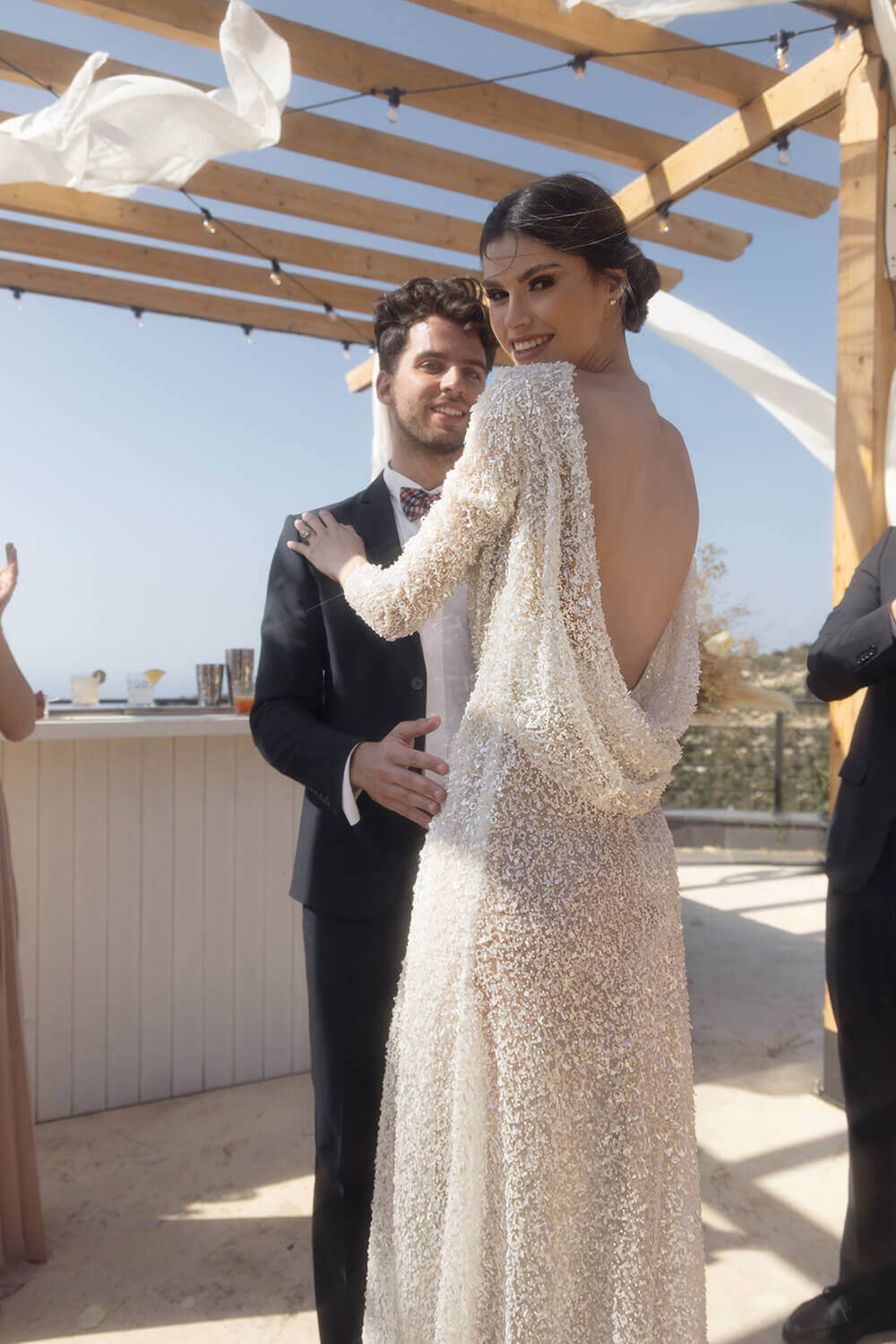 Plume by Kristie, Beaded Dress | Esposa