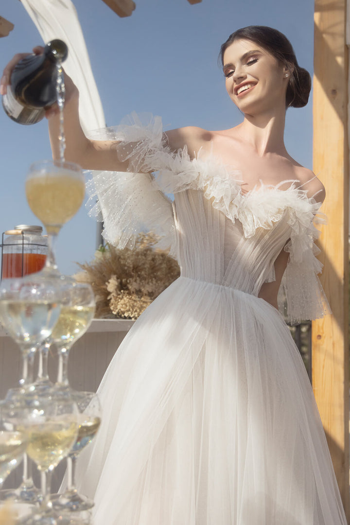 Plume by Kristie, Bohemian Wedding Dress | Esposa