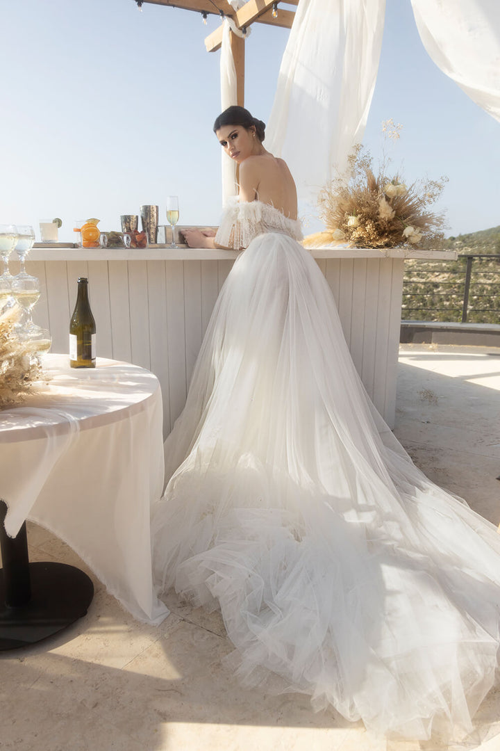 Plume by Kristie, Bohemian Wedding Dress | Esposa