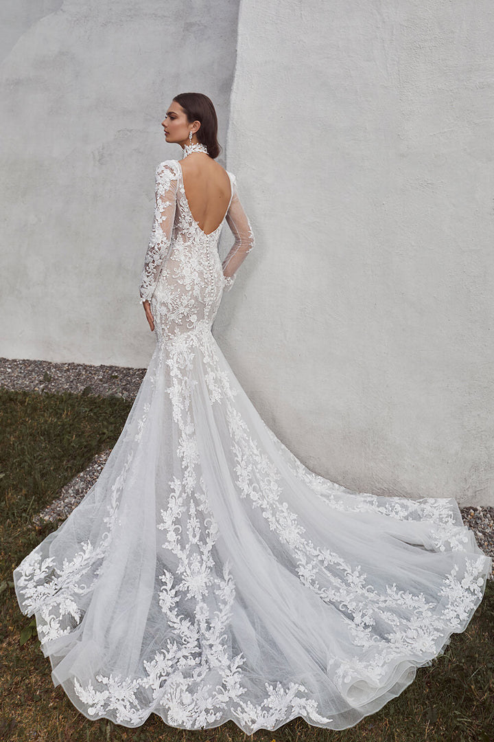 Blush, Bridal Dress With Sleeves | Esposa