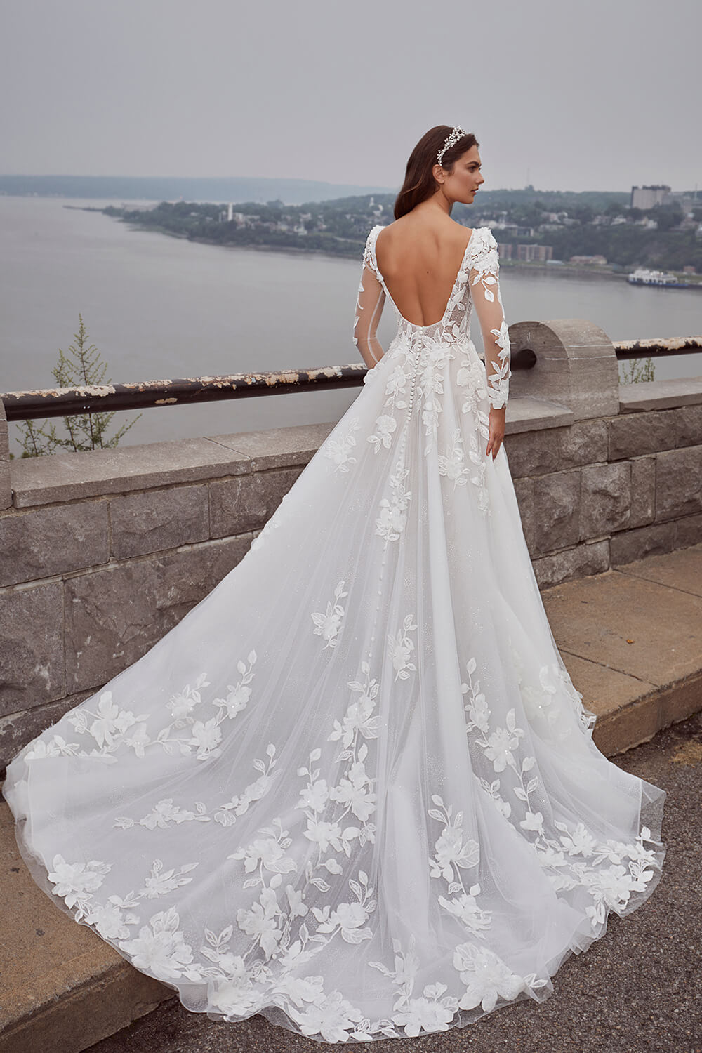 Blush, Elegant Dress with Sleeves | Esposa