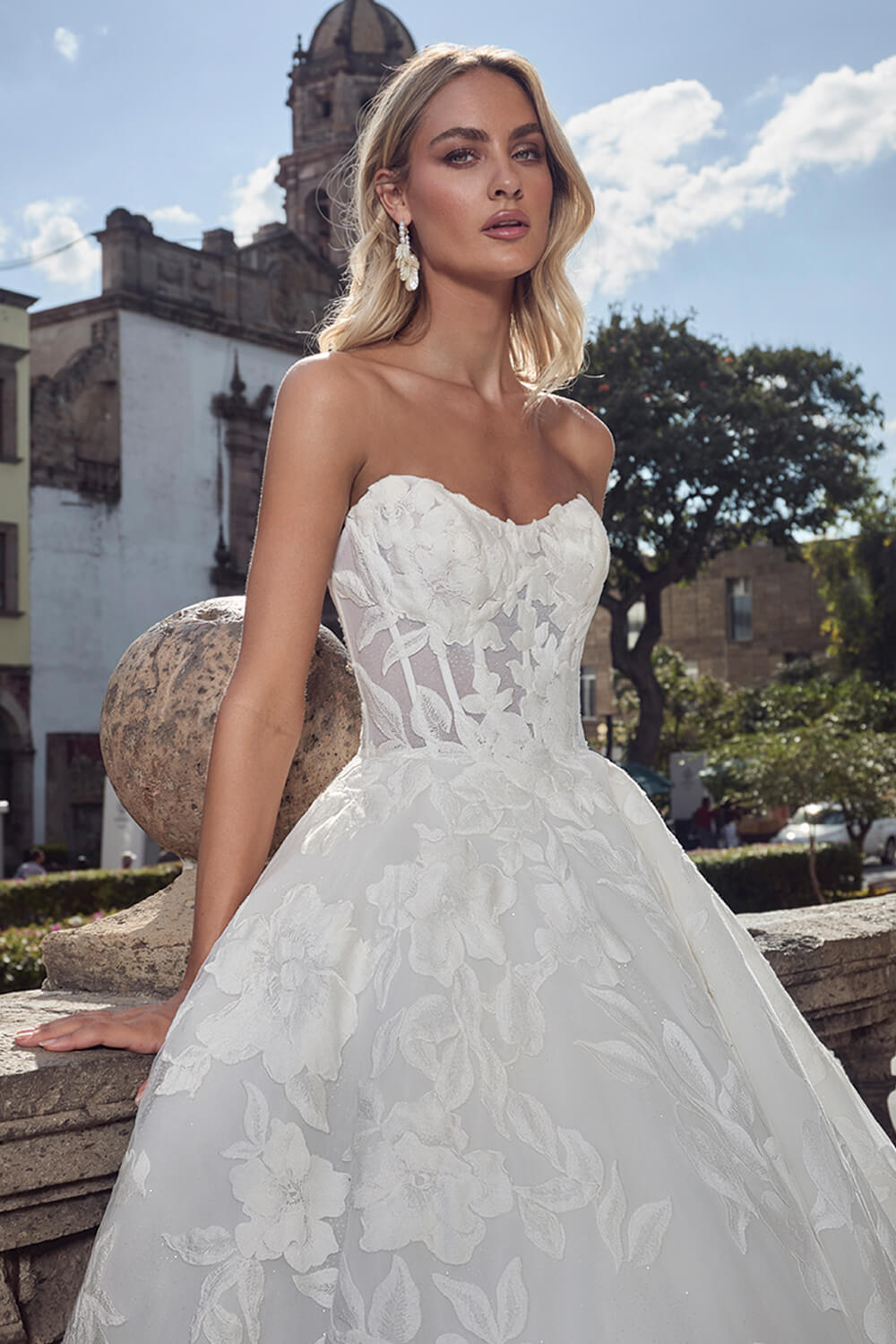 Blush, Off Shoulder Ball Gown | Esposa