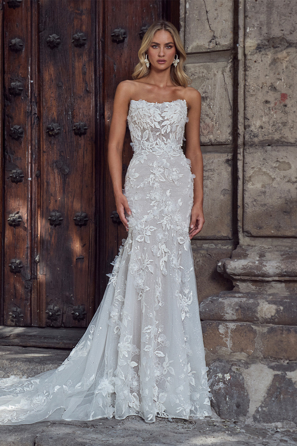 Blush, Floral Mermaid Dress | Esposa