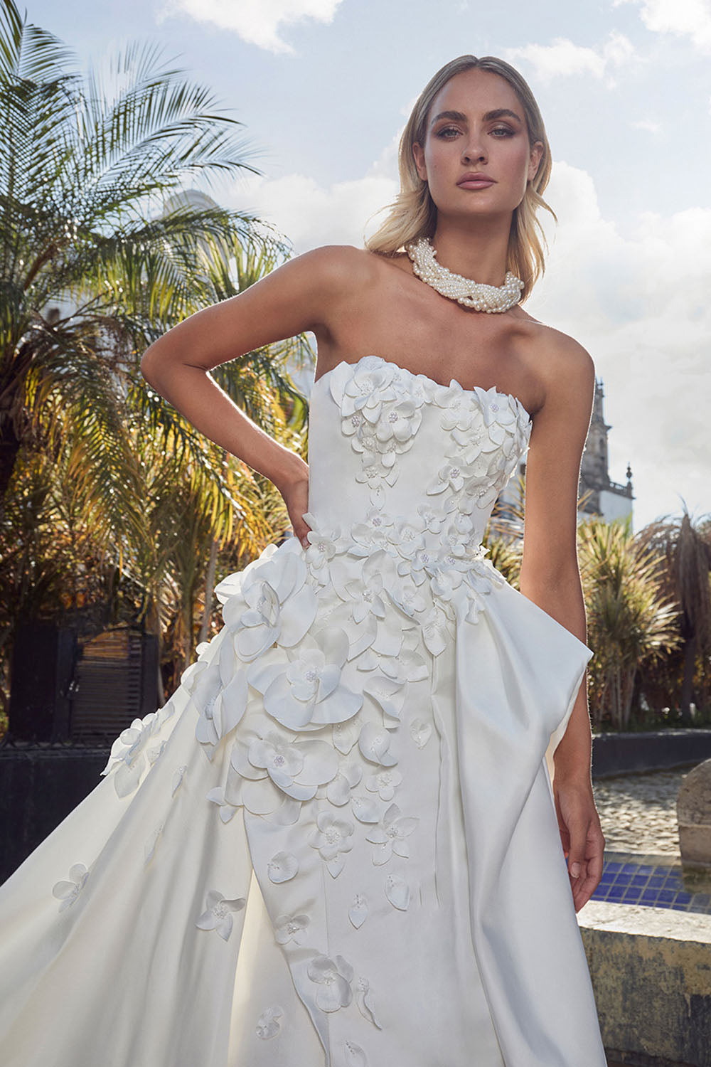 Calla Blanche, Unique Strapless Dress | Esposa