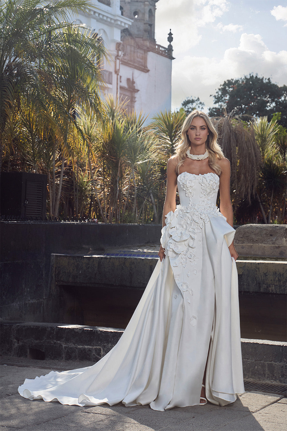 Blush, Unique Strapless Dress | Esposa