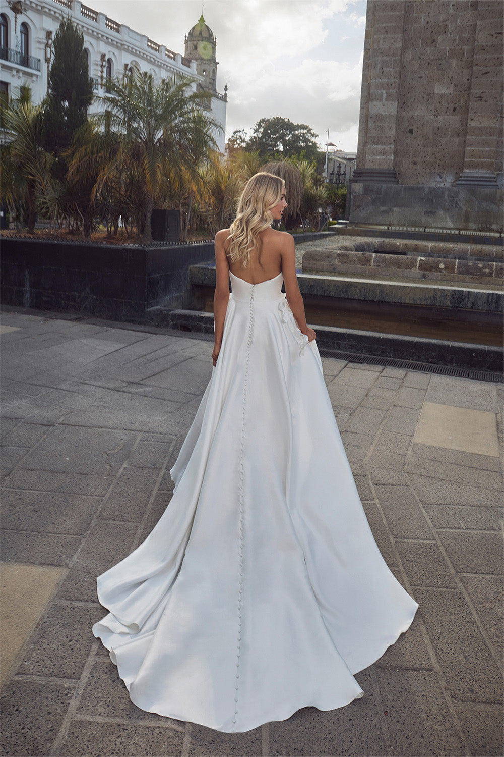 Blush, Unique Strapless Dress | Esposa