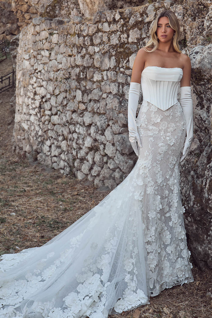 Blush, Strapless Corset Dress | Esposa