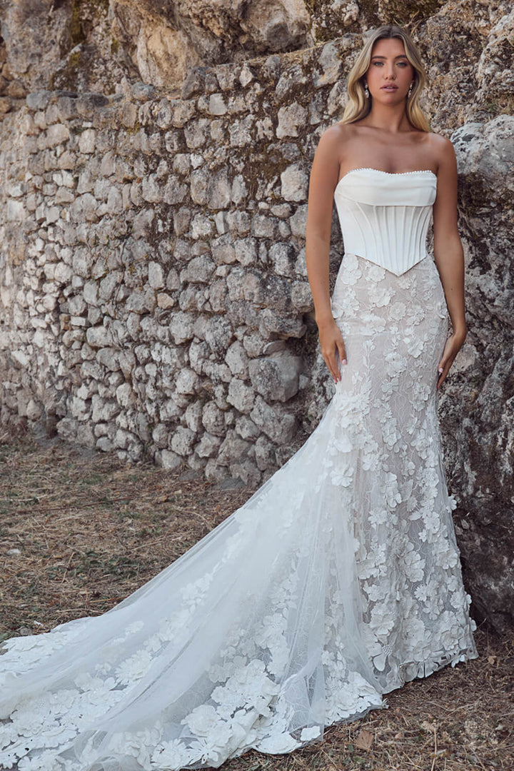 Blush, Strapless Corset Dress | Esposa