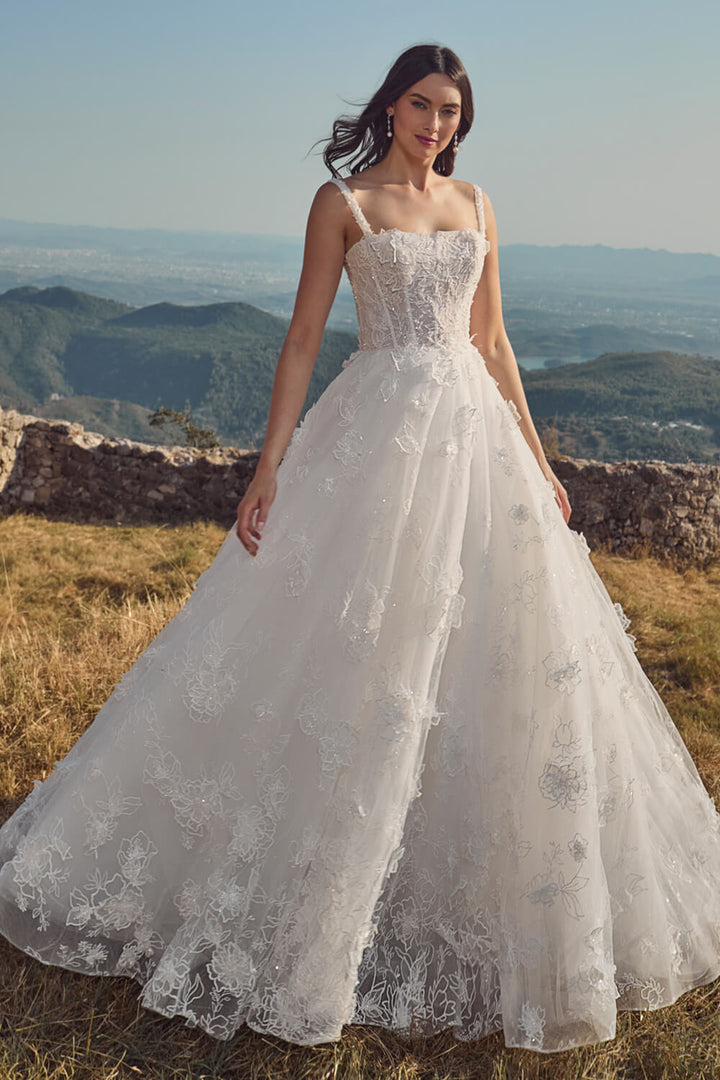 Blush, Elegant Floral Gown | Esposa