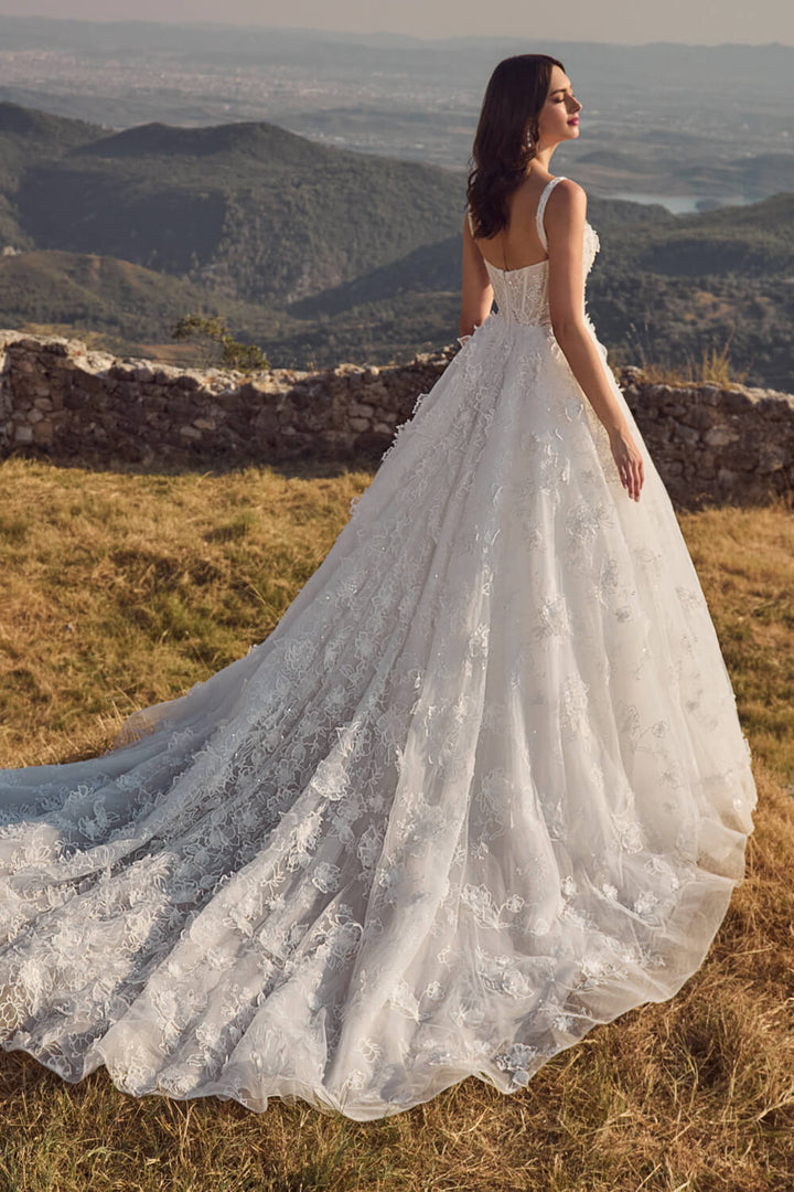 Blush, Elegant Floral Gown | Esposa