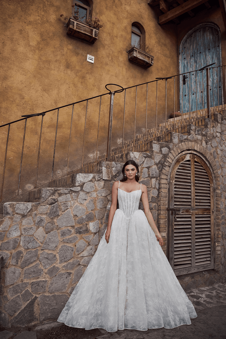 Blush, Modern A-Line Gown | Esposa