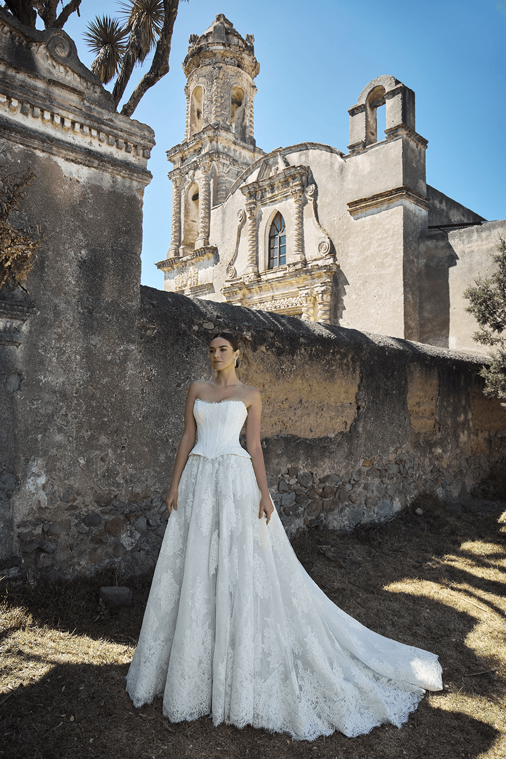 Blush, Elegant A-Line Gown | Esposa
