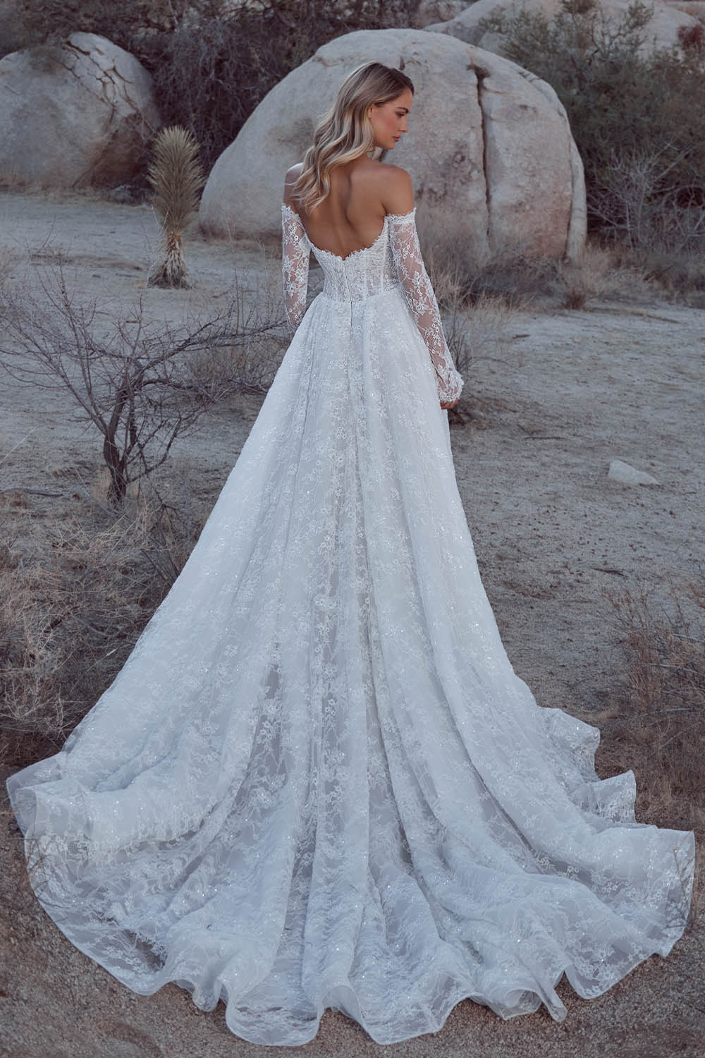 Calla Blanche, Ethereal Lace Corset Ballgown Dress | Esposa