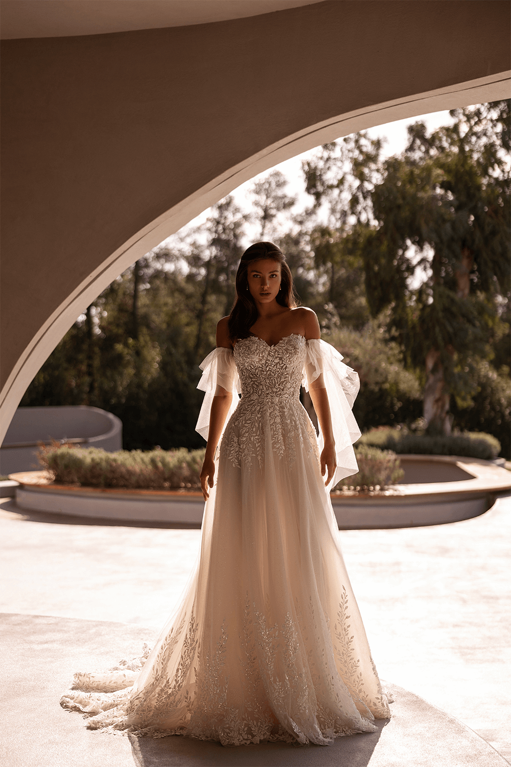 Demetrios, Enchanting A-Line Gown | Esposa