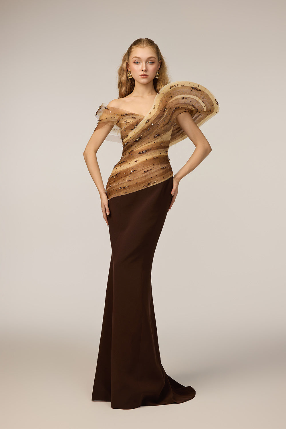 21SIX, Architectural Evening Dress | Esposa