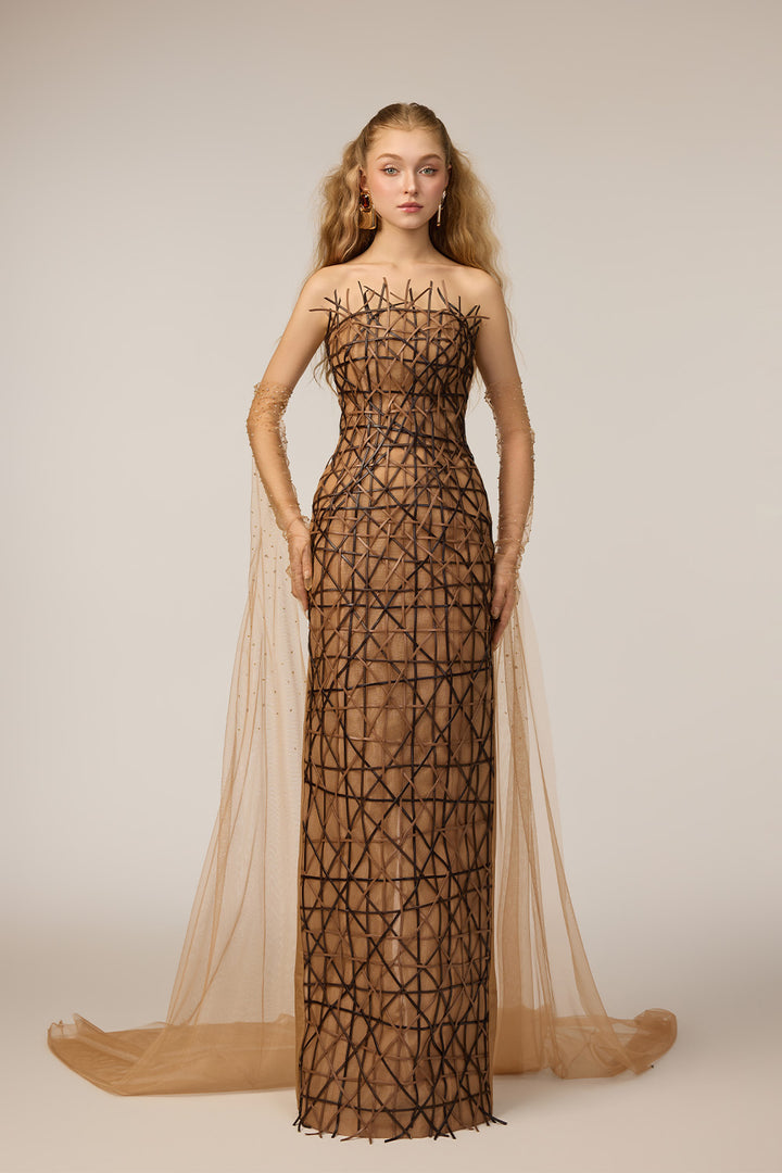 21SIX, Sculptural Evening Dress | Esposa