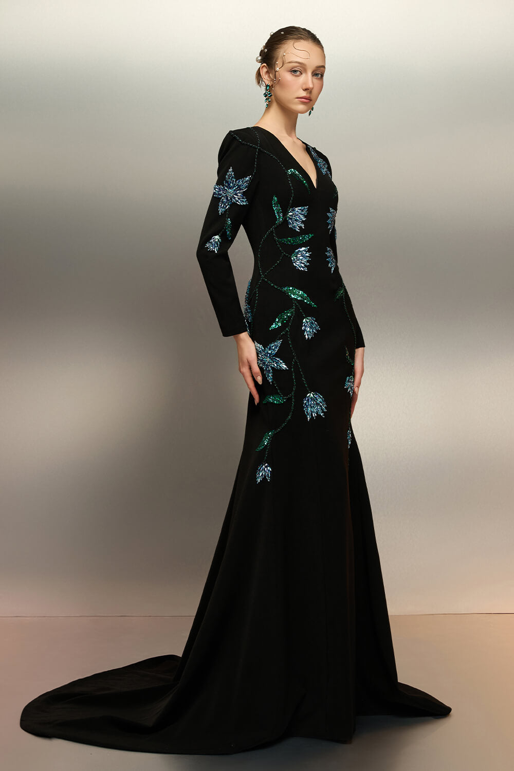 SV00958 | Dress With Long Sleeves | Esposa
