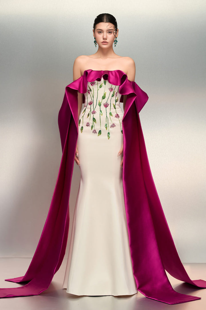 SV00988 | Off Shoulder Gown | Esposa
