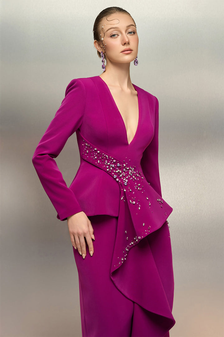 SV01020 | V Neckline Gown | Esposa