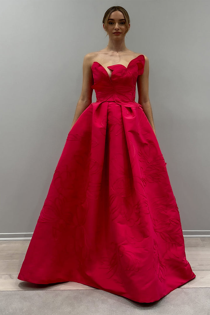 Monique Lhuillier, Strapless Ball Gown | Esposa