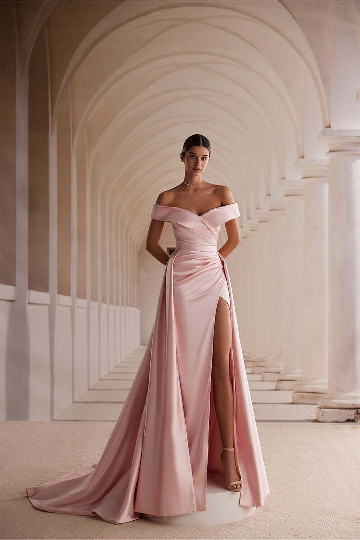 Wona Concept, Elegant Off Shoulder Dress | Esposa