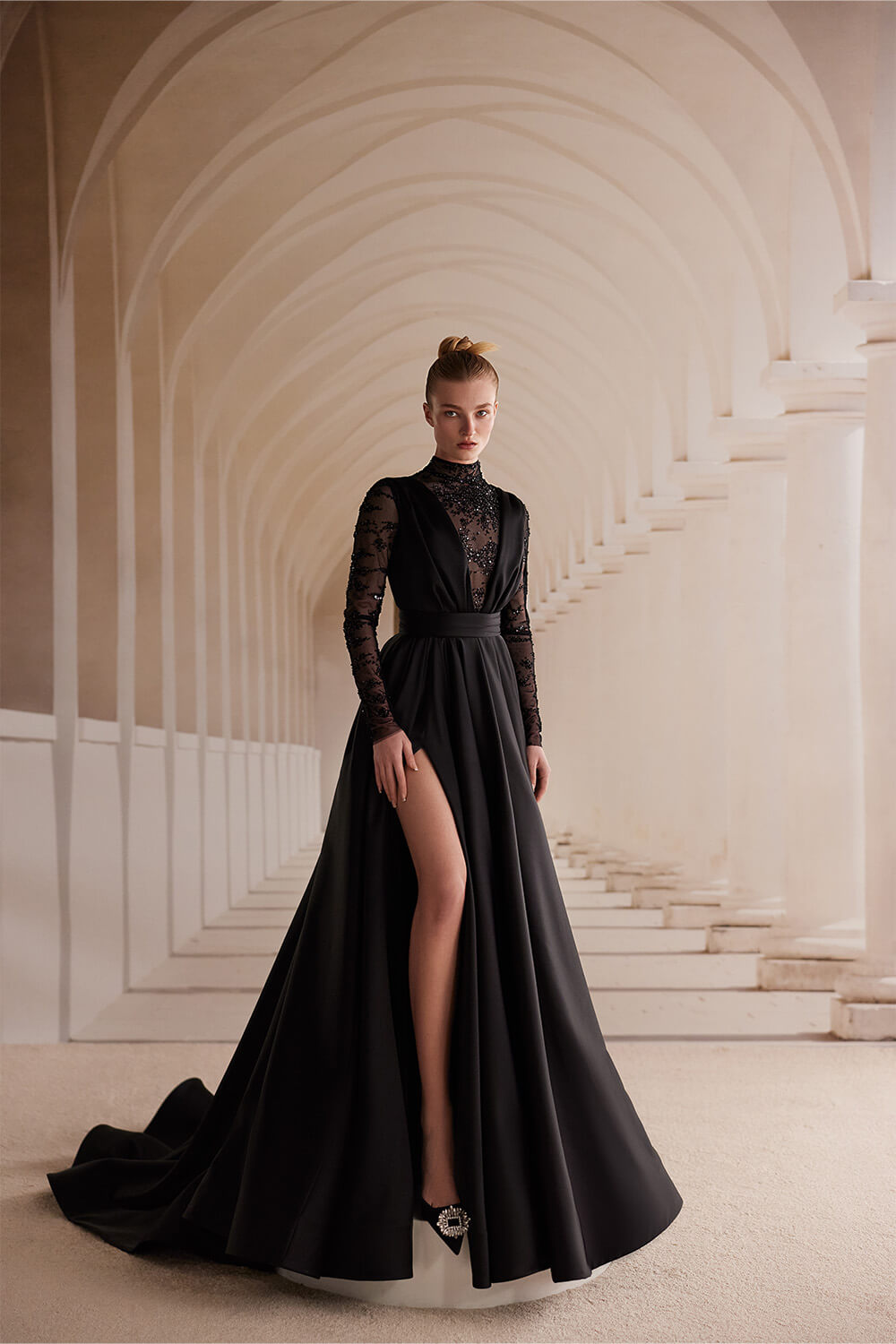 Wona Concept, Unique Dress With Sleeves | Esposa