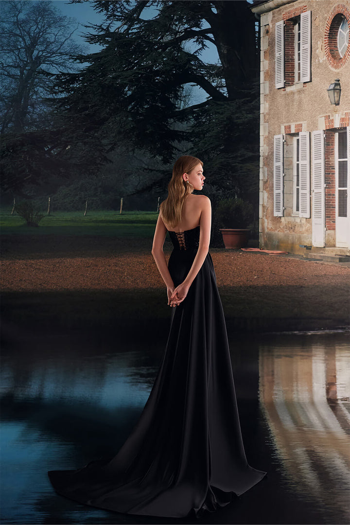 Wona Concept, Elegant Dress With a Slit | Esposa