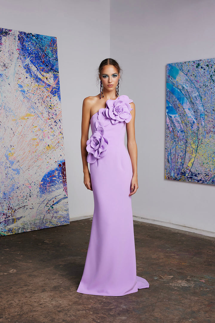 Frascara, Asymmetrical Neckline Dress | Esposa