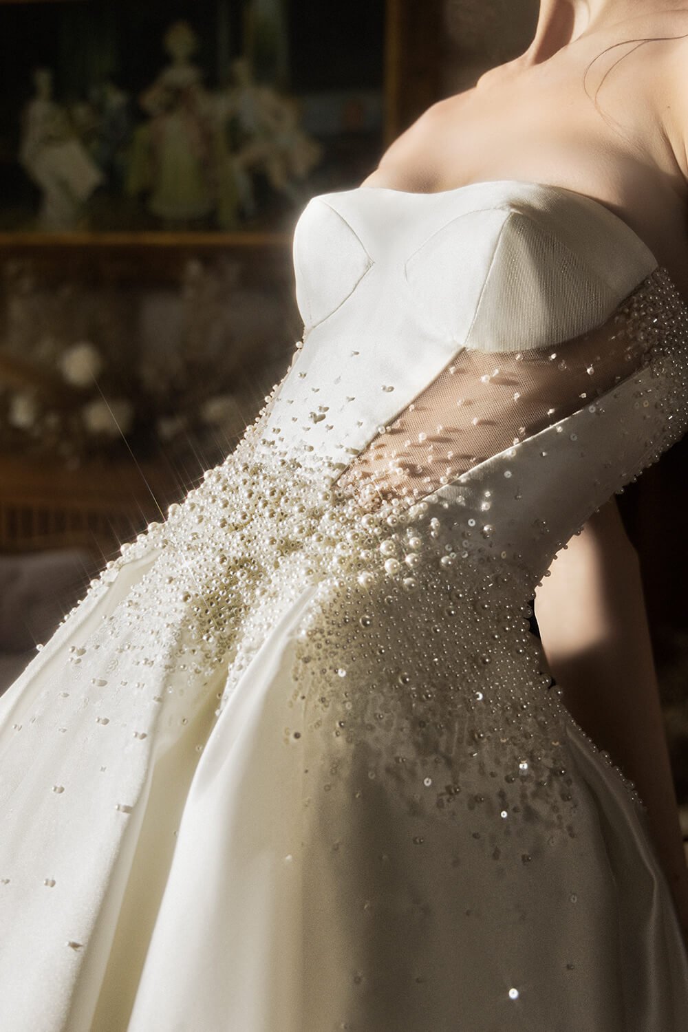 Plume by Kristie, Strapless Mikado Dress | Esposa