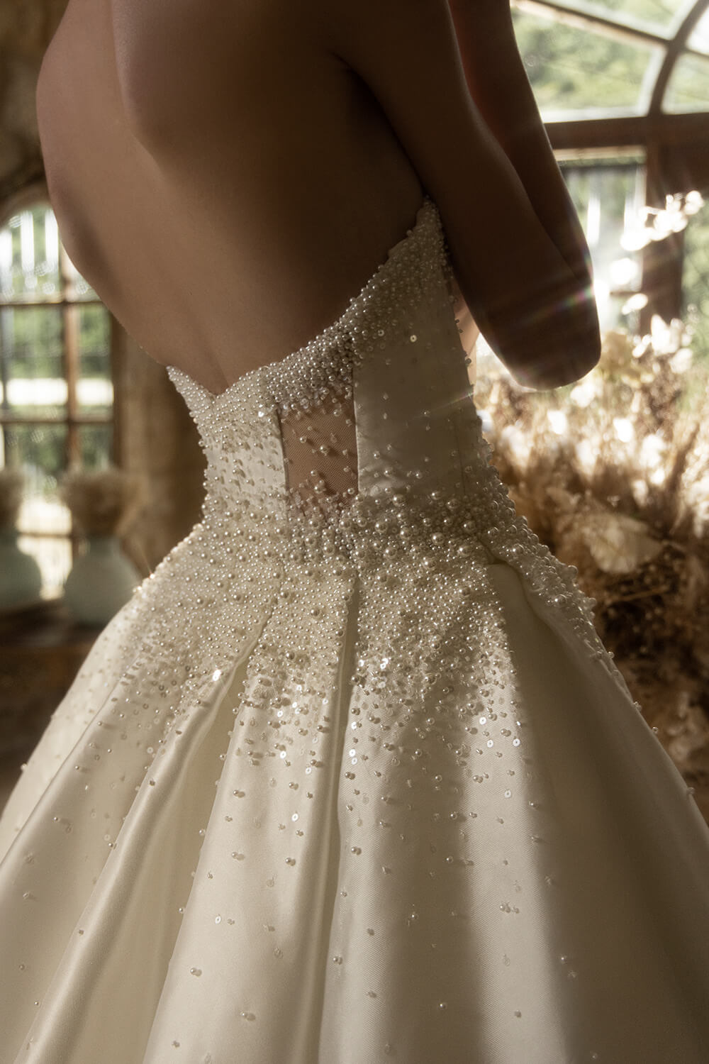 Plume by Kristie, Strapless Mikado Dress | Esposa