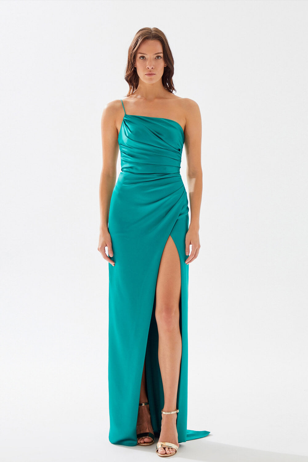 Tarek Ediz, Simple Satin Dress | Esposa