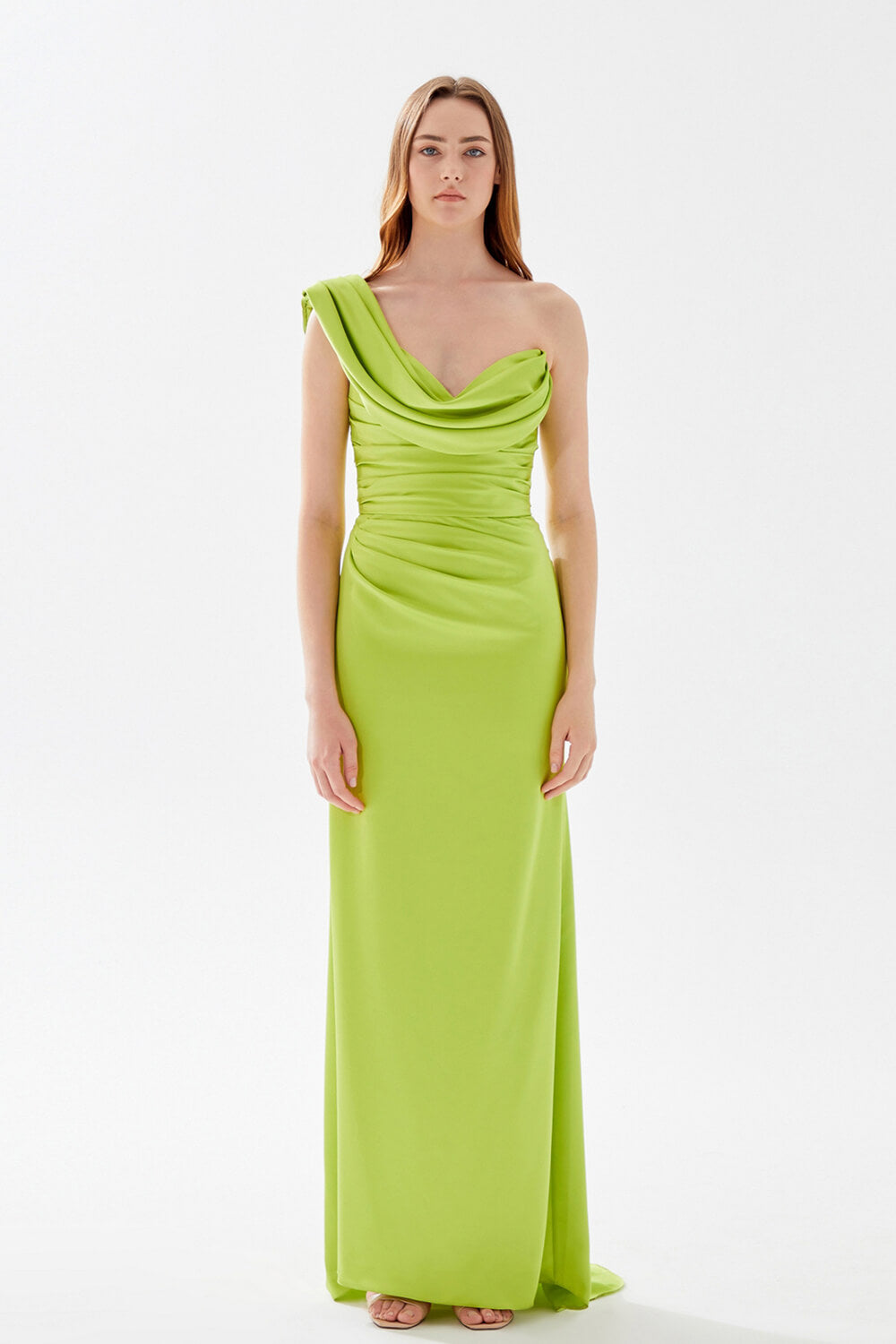 Tarek Ediz, Classic Satin Dress | Esposa