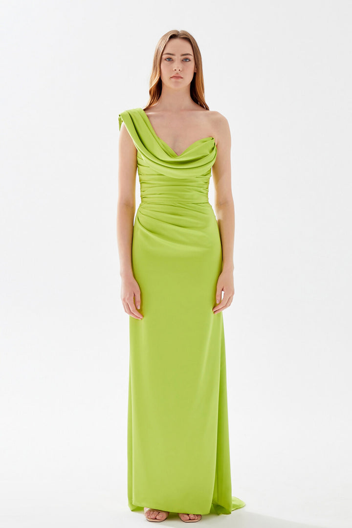 Tarek Ediz, Classic Satin Dress | Esposa