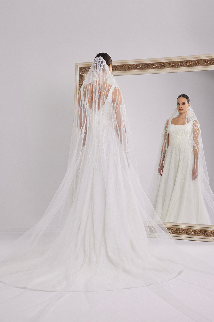 Nova Bella, Simple Beaded Dress | Esposa