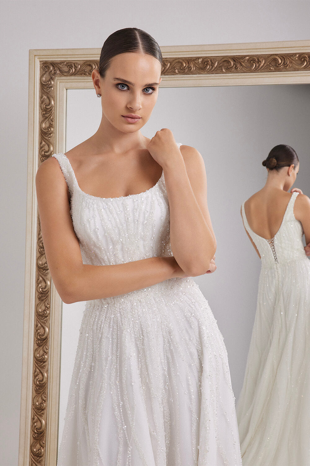 Nova Bella, Simple Beaded Dress | Esposa