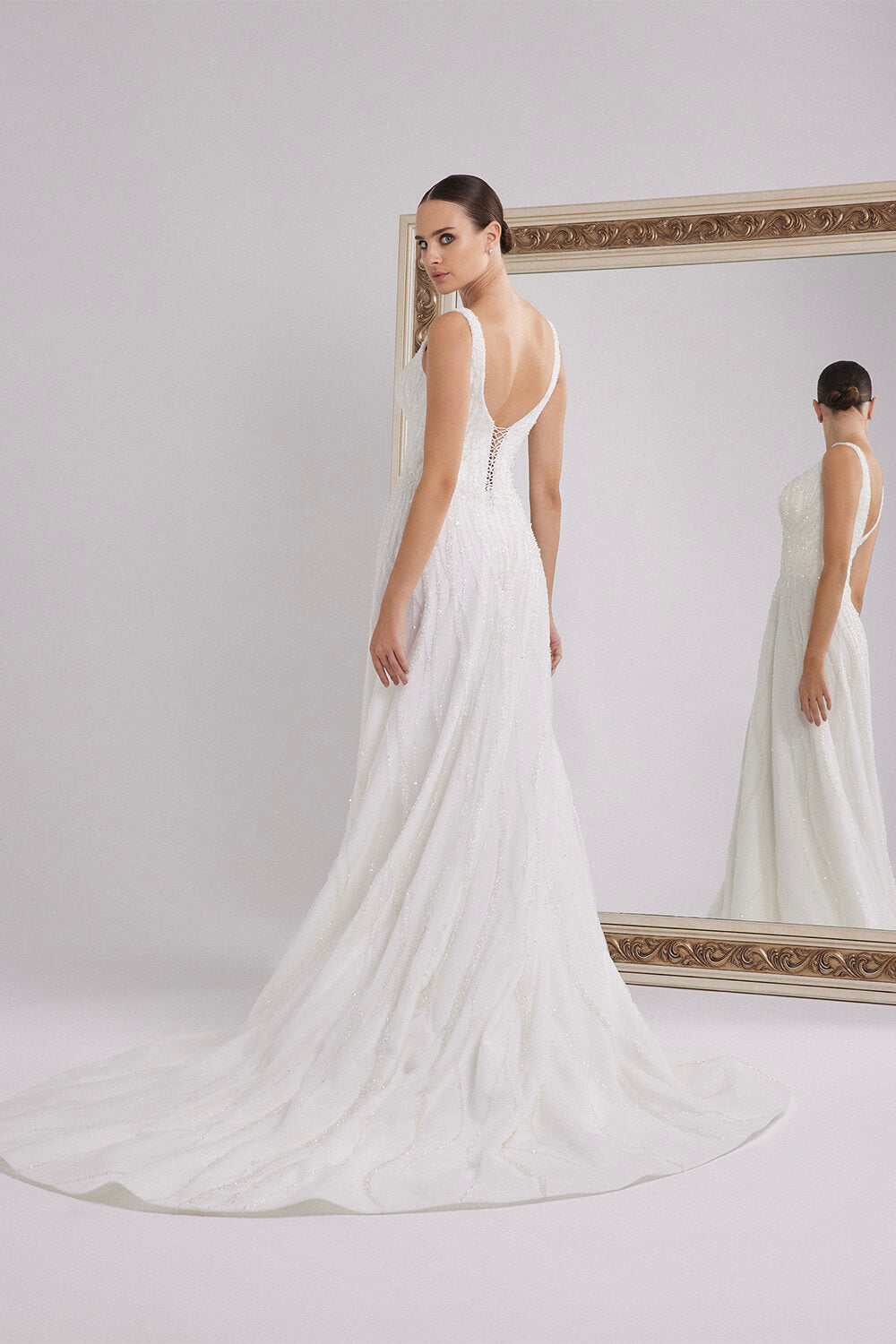 Nova Bella, Simple Beaded Dress | Esposa