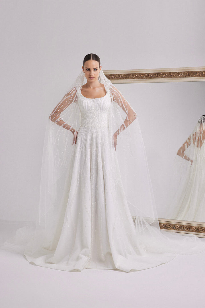 Nova Bella, Simple Beaded Dress | Esposa