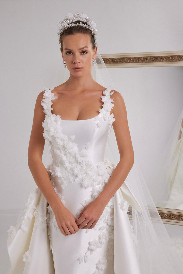 Nova Bella, Bridal Dress With Overskirt | Esposa
