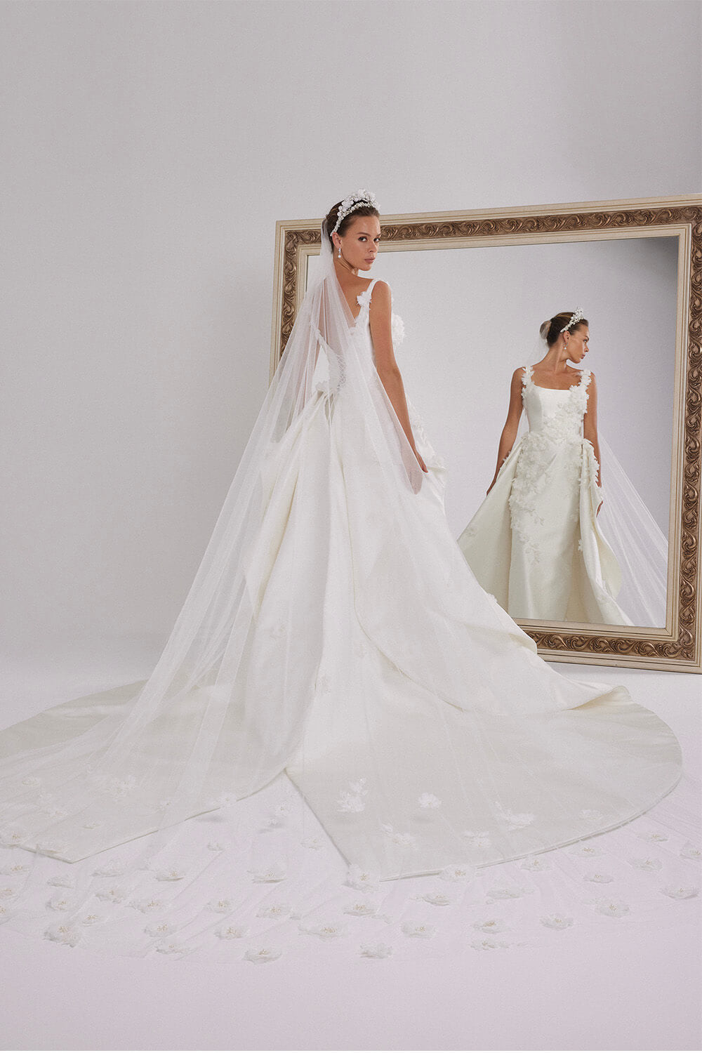Nova Bella, Bridal Dress With Overskirt | Esposa