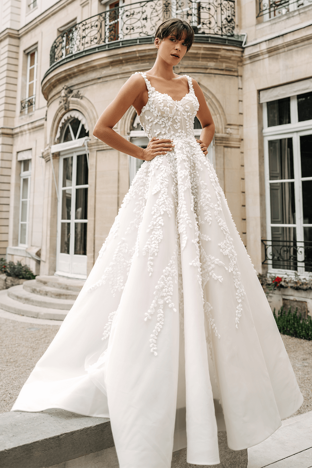 Nova Bella, Artistic A-line Gown | Esposa