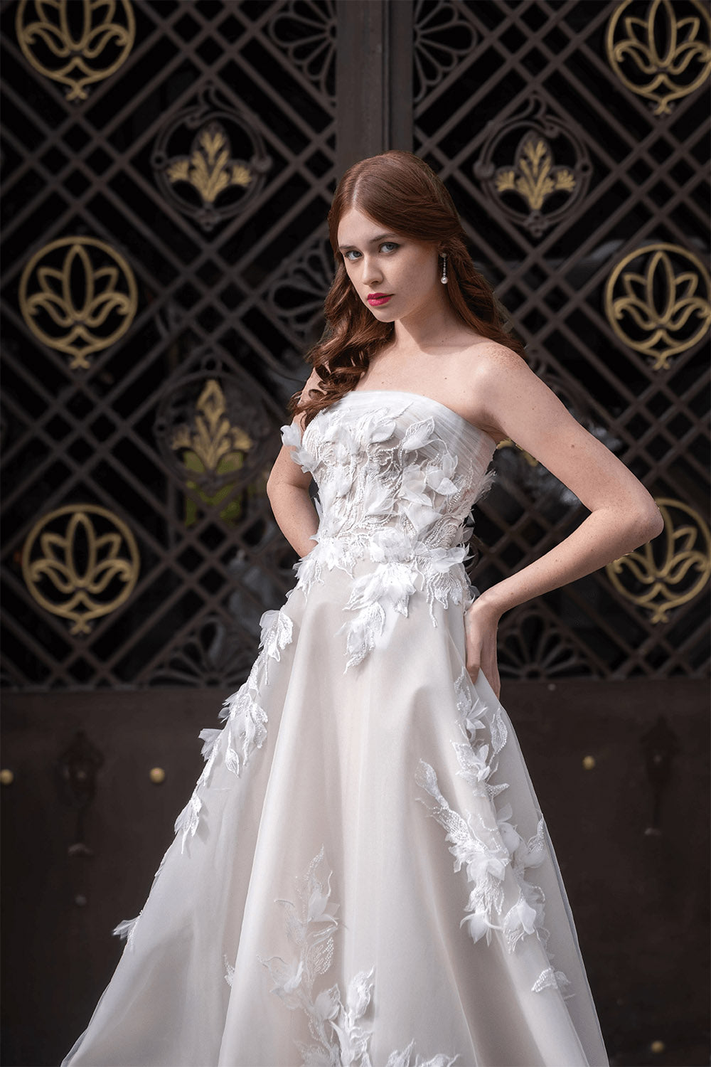 Nova Bella, Opulent A-Line Gown | Esposa
