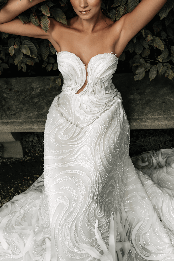 Nova Bella, Waves Fit and Flare Gown | Esposa