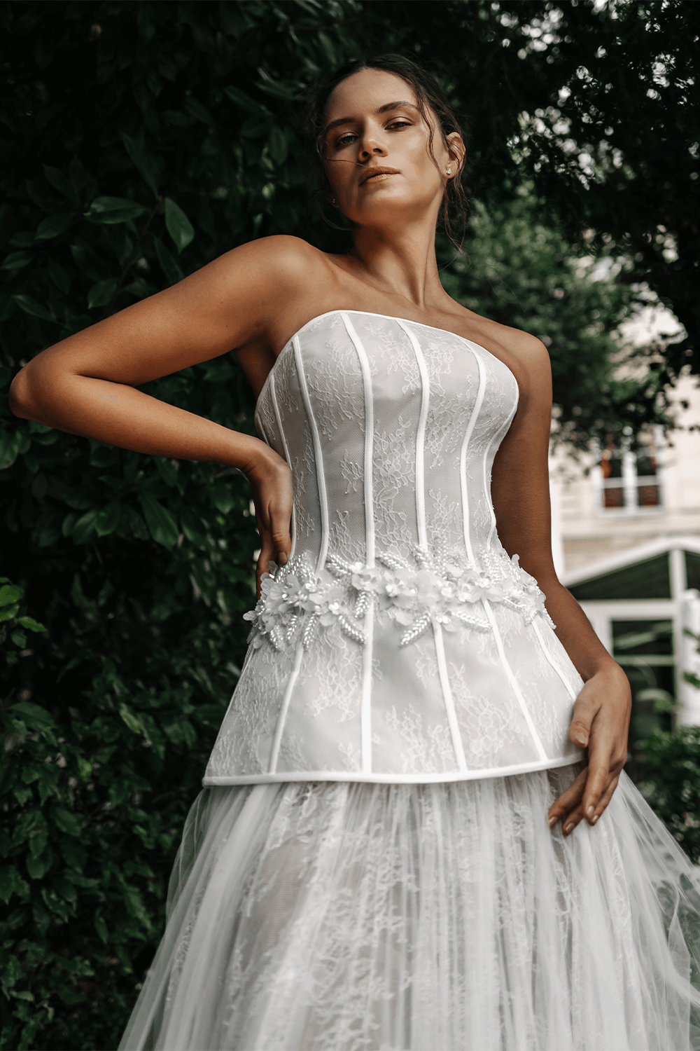 Nova Bella, Sculpted A-line Gown | Esposa