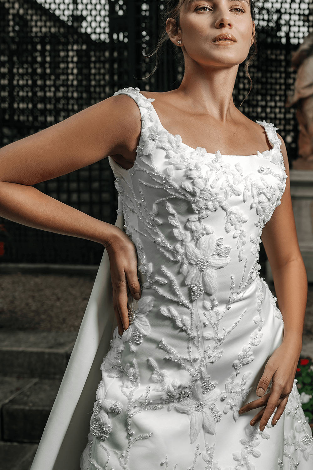 Nova Bella, Floral A-Line Gown | Esposa