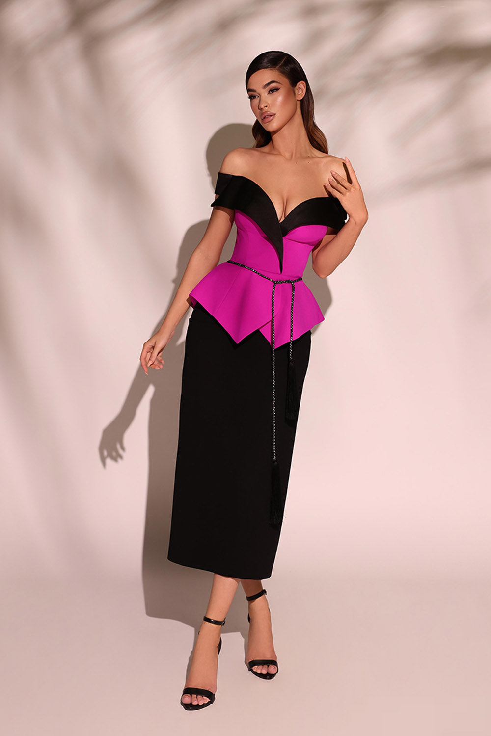 Tarek Ediz, Off Shoulder Evening Dress | Esposa