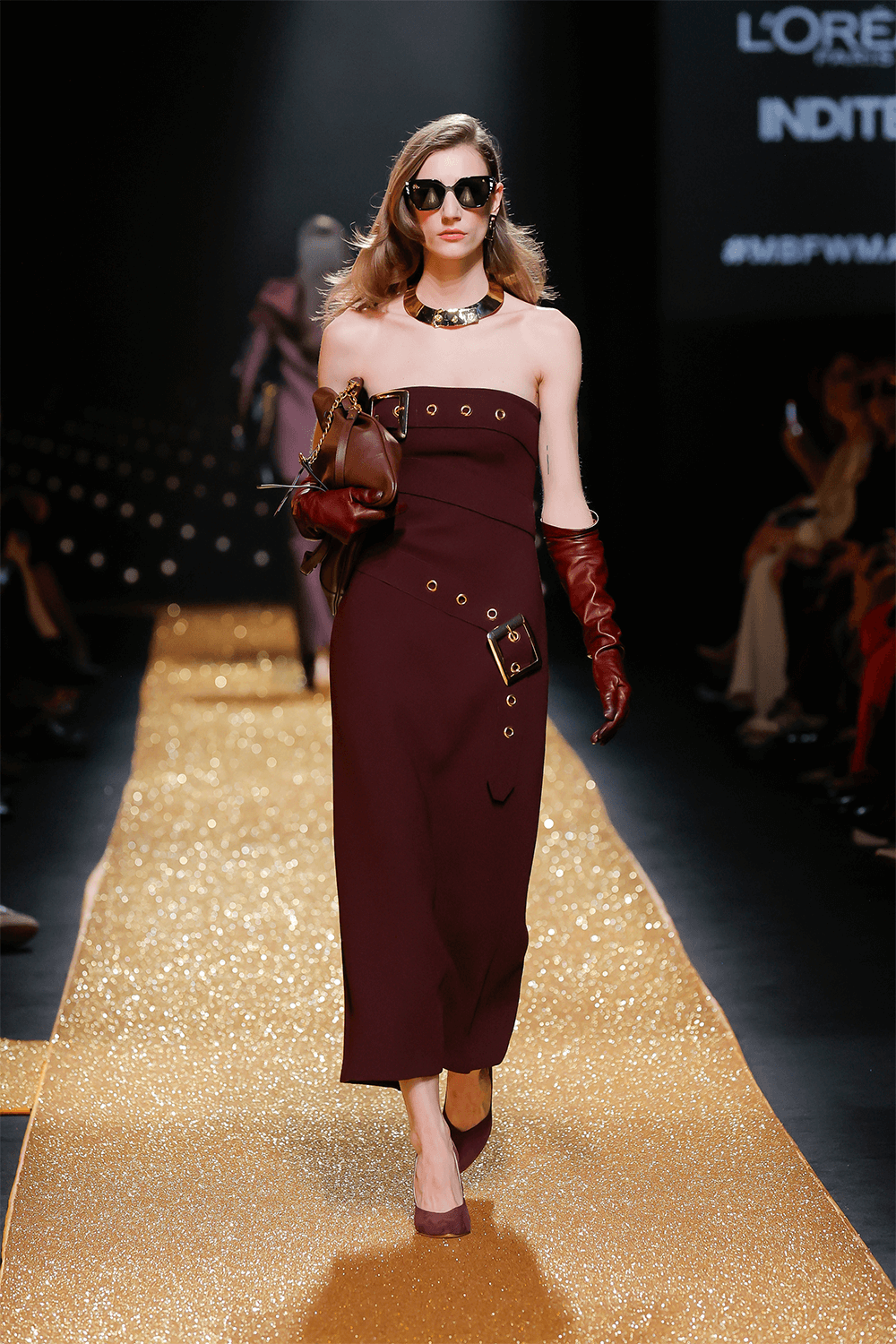 Isabel Sanchis, Belted Straight Gown | Esposa