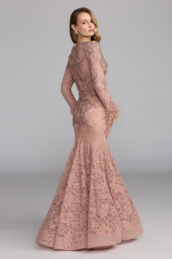 Mac Duggal, Embellished Lace Mermaid Gown | Esposa